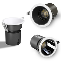 Nouveau spot LED encastré COB, éclairage mural anti-éblouissement profond, lampe de lavage mural pour salon sans lumière principale, décoration intérieure