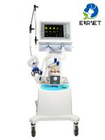 Ventilateurs de transport de patients RVET pour ambulance avec humidificateur réglable, écran TFT et compresseur d'air