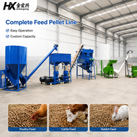 Machinerie de production d'aliments en granulés pour poulets de chair et pondeuses, système de pesage et d'emballage automatique pour aliments à formule équilibrée