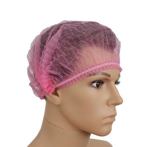 Descartável Não Tecido Mob <span class=keywords><strong>Cap</strong></span> Clip <span class=keywords><strong>Cap</strong></span> Hairnet Elástico Não Tecido Cabelo Descartável - Product Image 6