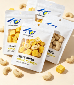Mango Liofilizzato e Anacardi 100g, Mix di Frutta e Noci dal Sapore Tropicale Intenso, Pronto da Mangiare, Salutare - Product Image 6