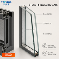 Ventana Corredera de Aluminio con Persianas Ajustables para Cocina y Renovación del Hogar con Función Insonorizante