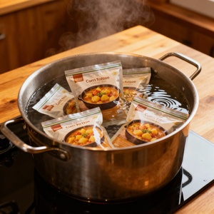 Heat Resistant Autoclave Sterile Bag with Traceability for Pre Cooked Rice & Liquid Foods Retort Pouch - Product Image 2