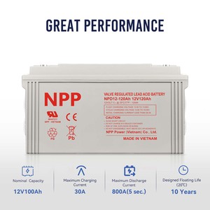 แบตเตอรี่ตะกั่วกรดปิดผนึกแบบ Deep Cycle 2V 120Ah 2000 รอบการใช้งาน สำหรับสำรองไฟพลังงานแสงอาทิตย์ 30% ระบบสำรองไฟ (UPS) เรือ เครื่องมือไฟฟ้า รถกอล์ฟ ไฟส่องสว่าง รถเข็นคนพิการ - Product Image 5