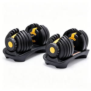 Ensemble d'haltères réglables 24 kg pour entraînement de force, vente en gros, OEM/ODM, équipement de musculation à domicile, personnalisable - Product Image 1