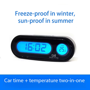 Horloge électronique de <span class=keywords><strong>voiture</strong></span> avec <span class=keywords><strong>thermomètre</strong></span> - Product Image 2