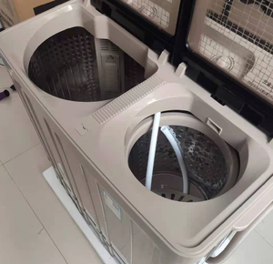 Mini-Machine <span class=keywords><strong>à</strong></span> laver électrique semi-automatique <span class=keywords><strong>à</strong></span> double cuve de première classe <span class=keywords><strong>à</strong></span> chargement <span class=keywords><strong>par</strong></span> <span class=keywords><strong>le</strong></span> haut Grande capacité Garantie 1 an Nouveau manuel en anglais - Product Image 5