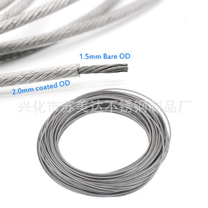 Kit de câbles de clôture de jardin en acier inoxydable avec tendeurs et vis à œil pour usage extérieur - Product Image 2