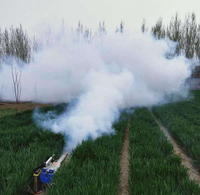 Pompe de fumigation à double tube DC en alliage de titane et acier inoxydable 304, machine de nébulisation électrique portable pour pesticides