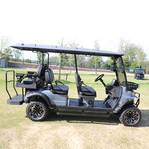 Venta al por mayor de calidad superior 48V eléctrico Push Golf Cart Durable 6 Passenger Ebike Limo Golf Cart - Product Image 2
