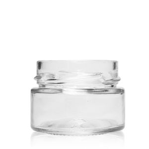 Empty106ml 212ml 314ml Pots alimentaires en verre à couvercle métallique profond pour la mise en conserve des épices - Product Image 5