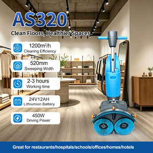 Factory Wholesale 24V Mini <strong>Imop</strong> Walk Behind Floor Scrubber Dryer Floor Washing Machine for Commercial Use - Product Image 1