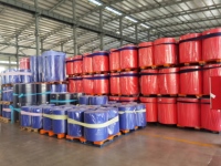 Matelas en tissu non tissé en polypropylène à ressort ensaché utilisé par meubles Matelas à ressort hélicoïdal ensaché en rouleau