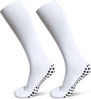 Chaussettes de sport Raigoo Grip antidérapantes en tricot à carreaux ODM pour le football, le softball, le baseball, le soccer, été, jeunes, enfants, adultes, respirantes