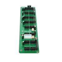 Adaptador de Disco Duro SATA de 7 Pines/15 Pines/7+7+15 Pines para Placa Base de Servidor, Conector de Alimentación Molex de 4 Pines, Conector de Ventilador de 3 Pines, PCIe