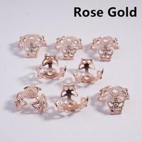 Cages à perles en alliage en forme de papillon avec strass AB pour la fabrication de bijoux DIY (convient aux perles rondes de 16 mm)