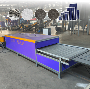 Machine de traitement de panneaux solaires d'<span class=keywords><strong>occasion</strong></span> pour le retrait des cadres en aluminium et la séparation des plaques de verre - Product Image 1