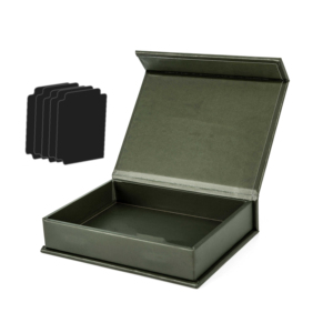 Boîte de rangement OEM personnalisée pour jeux de cartes Emballage pour jeux de cartes stratification mate gaufrage revêtement UV doublure en éponge - Product Image 6
