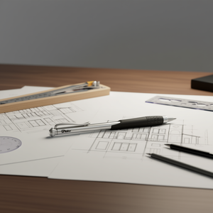Stylo traçeur de poche Ttake, corps en aluminium avec poignée en caoutchouc SM940009010000E, fabriqué en Italie pour les tâches d'écriture et de dessin de précision - Product Image 3