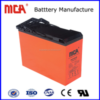Batterie au plomb AGM scellée à cycle profond FCT12-160 avec borne avant en cuivre pour énergie solaire, éolienne, UPS, photovoltaïque et éclairage