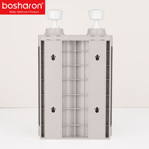 Distributeur de savon mural multi-têtes pour hôtel et club, pompe en plastique ABS pour shampoing et <span class=keywords><strong>gel</strong></span> <span class=keywords><strong>douche</strong></span>, 500 ml*2, pour usage domestique - Product Image 4