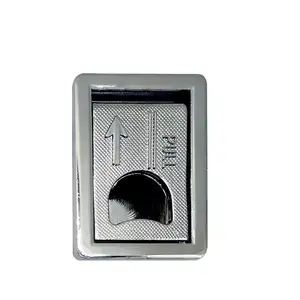 Precio de fábrica LS731 Aleación de Zinc tirador oculto montaje gabinete muebles manija oculta manija empotrada tirador de dedo