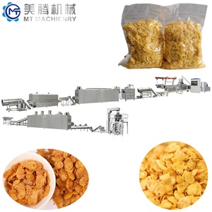 Nueva Línea de Producción de Cereales Instantáneos, Anillos de Cereales Crujientes, Máquina Procesadora de Maíz Inflado para Desayuno - Product Image 2