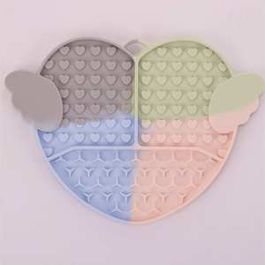 Al por mayor, tapetes de silicona personalizados para mascotas, antideslizantes, para lamer y alimentación lenta, con tazones y comederos de 200 ml - Product Image 3