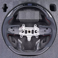 Volant de direction en fibre de carbone véritable avec affichage LED de la vitesse et du régime moteur, nouvelle mode, pour Dodge RAM 1500 2500 3500 4500 5500 2018-2024