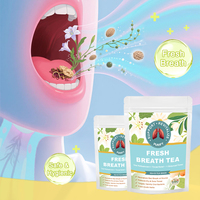 Té para el Aliento Fresco con Vitaminas para Adultos - Solución Herbal Natural para el Mal Aliento, la Boca Seca y la Comodidad Digestiva, Aumenta la Confianza