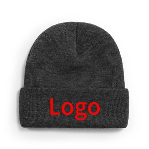 Bonnets de ski chauds vente en gros bonnet unisexe personnalisé bonnet tricot acrylique Jacquard chapeau d'hiver - Product Image 5