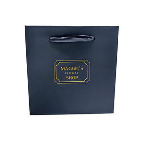 कस्टम लोगो मुद्रित लक्जरी यूरो टोटे पेपर उपहार बैग, बुटीक पैकेजिंग खरीदारी बैग, लोगो के साथ कागज बैग - Product Image 3