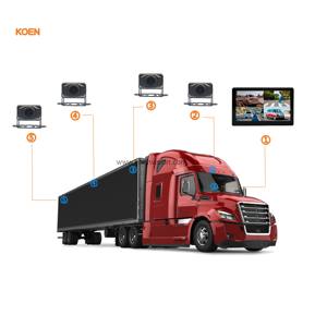 Écran tactile 4 canaux 1080P 10,36 pouces CarPlay <span class=keywords><strong>Android</strong></span> Auto Car Van Truck AI BSD Monitor - Product Image 6