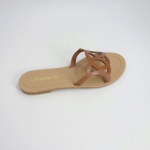 Vente en gros de pantoufles pour femmes de qualité supérieure, chaussures plates décontractées pour adultes, sandales pour femmes - Product Image 4