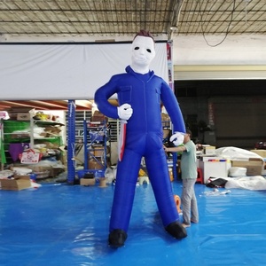 Modello Gonfiabile Gigante di <span class=keywords><strong>Michael</strong></span> <span class=keywords><strong>Myers</strong></span>, Personaggio Horror Gonfiabile per Halloween, Decorazioni per Esterni, Giardini e Centri Commerciali - Product Image 4