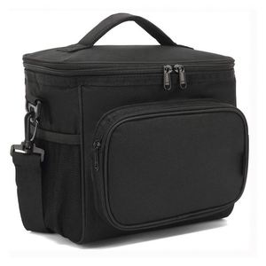 Sac à déjeuner isotherme personnalisé en tissu doux avec polyester imperméable PEVA grande capacité pour pique-nique en plein air - Product Image 4