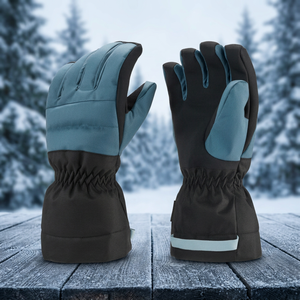 Gants de moto en cuir isolés et chauffants, compatibles écran tactile, imperméables, résistants aux coupures, pour l'hiver, le snowboard, la sécurité incendie et la conduite thermique - Product Image 3