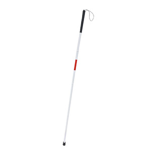 Canne pliable en alliage d'aluminium blanche 90cm 125cm, bâton télescopique pour l'aide à la marche - Product Image 3