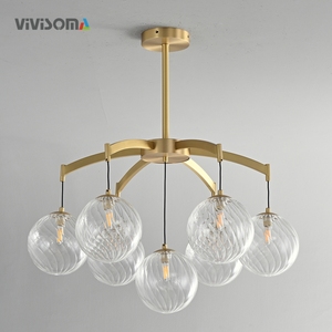 Lampe suspendue en cristal moderne de luxe DPL38006, <span class=keywords><strong>luminaire</strong></span> suspendu transparent pour la décoration du plafond des restaurants - Product Image 3