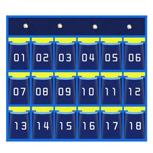 Organizador de Aula con 36 Bolsillos Numerados, Portacelulares, Bolsa de Almacenamiento para Colgar en la Pared o Puerta - Product Image 3