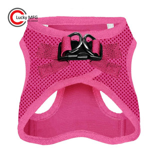 Imbracatura <span class=keywords><strong>per</strong></span> cani Step-in maglia riflettente senza trazione <span class=keywords><strong>per</strong></span> tutte le stagioni con fibbia doppio anello D <span class=keywords><strong>per</strong></span> piccoli animali da compagnia che camminano in città - Product Image 2