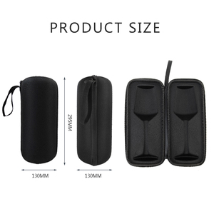 Ngoài trời di động biểu tượng tùy chỉnh rượu vang cốc thủy tinh trường hợp hộp EVA cốc kính trường hợp rượu Tote Túi - Product Image 2