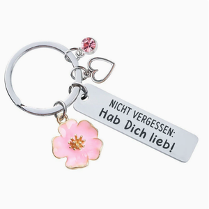 Porte-clés mousqueton personnalisé avec mots gravés, léger, cadeau d'anniversaire pour femme, maman, sœur, collègue, vente en gros - Product Image 3