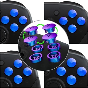 Boutons d'action interchangeables EXtremeRate ABXY pour manette Nintendo Switch Pro - Ensemble de remplacement de touches amovibles - Product Image 5