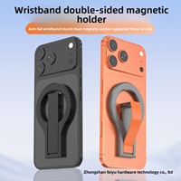 Support de téléphone portable magnétique double face antidérapant multi-angle avec sangle de poignet pour bureau – Vente directe usine