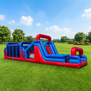 Parcours <span class=keywords><strong>d</strong></span>'obstacles gonflable géant, château gonflable commercial, aire <span class=keywords><strong>de</strong></span> jeux pour enfants, terrain <span class=keywords><strong>d</strong></span>'entraînement aux obstacles en plein air - Product Image 4