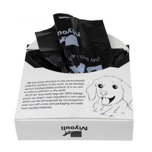 Durable Lavender Scented <b>Compostable</b> Biodegradable Dog Poop <b>Bag</b> with Handles - Product Image 4