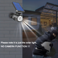 Lampe murale solaire sans fil 8 LED avec télécommande, étanche IP65, pour extérieur, jardin, entrepôt, parking