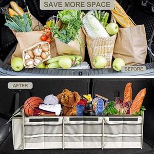 Tùy Chỉnh Công Suất Lớn Có Thể Gập Lại Thân Cây Xe Tổ Chức Không Thấm Nước Khởi Động Di Động Hộp Lưu Trữ Với Túi Lạnh - Product Image 2