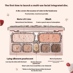 <span class=keywords><strong>Paleta</strong></span> Multifuncional Flower Knows Strawberry Cupid para Piel Clara, Rubor, Iluminador, Sombras de Ojos en Polvo - Product Image 5